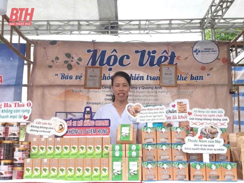 Thanh Hoá tham gia 7 gian hàng tại sự kiện giới thiệu sản phẩm OCOP các tỉnh miền Trung, Tây Nguyên