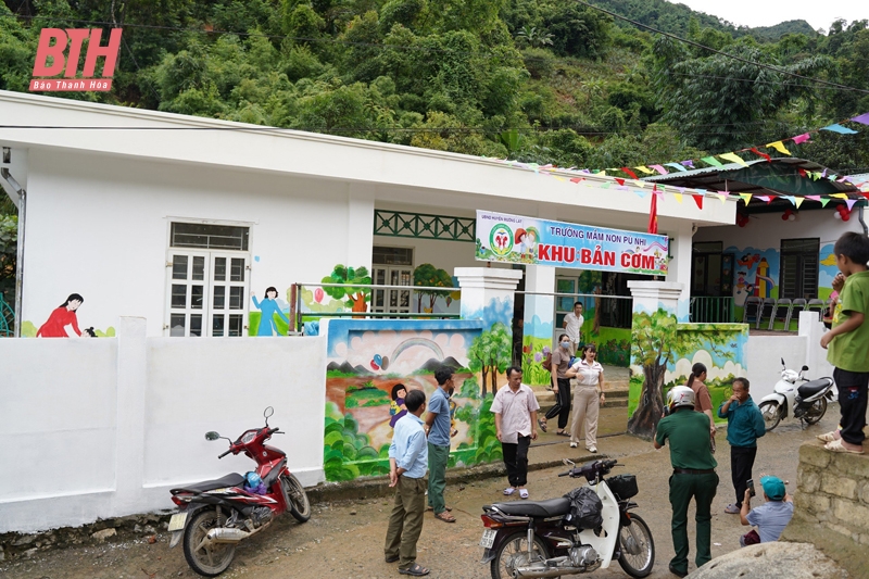 Khánh thành 2 phòng vao m88 tại điểm trường Mầm non bản Cơm