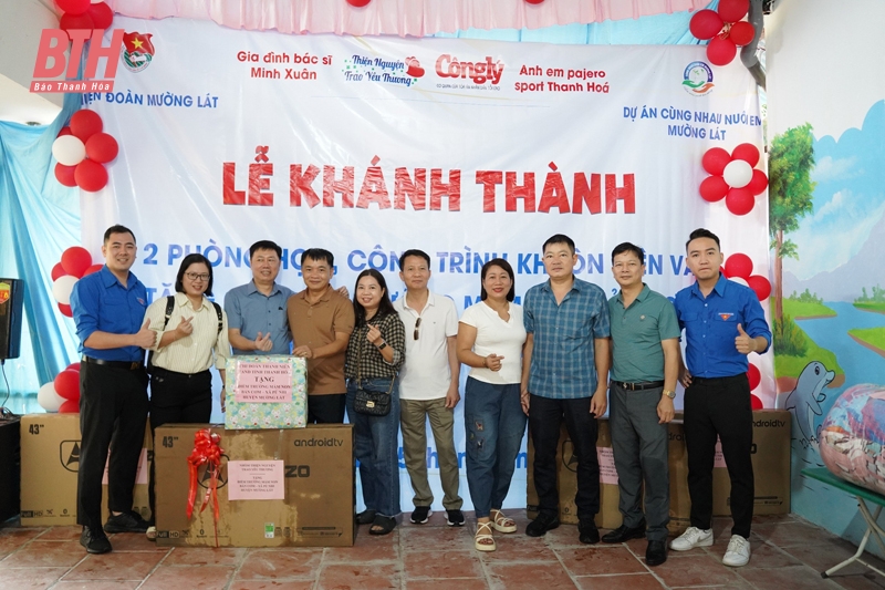 Khánh thành 2 phòng vao m88 tại điểm trường Mầm non bản Cơm