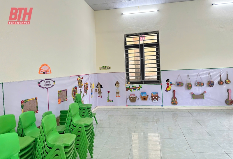 Khánh thành 2 phòng vao m88 tại điểm trường Mầm non bản Cơm