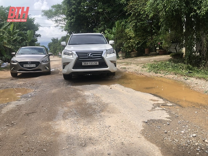 Đường tỉnh 520 đoạn qua các xã Hợp Thành, Triệu Thành (Triệu dang nhap m88) sắp được sửa chữa
