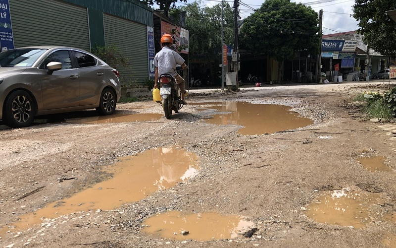 Đường tỉnh 520 đoạn qua các xã Hợp Thành, Triệu Thành (Triệu dang nhap m88) sắp được sửa chữa