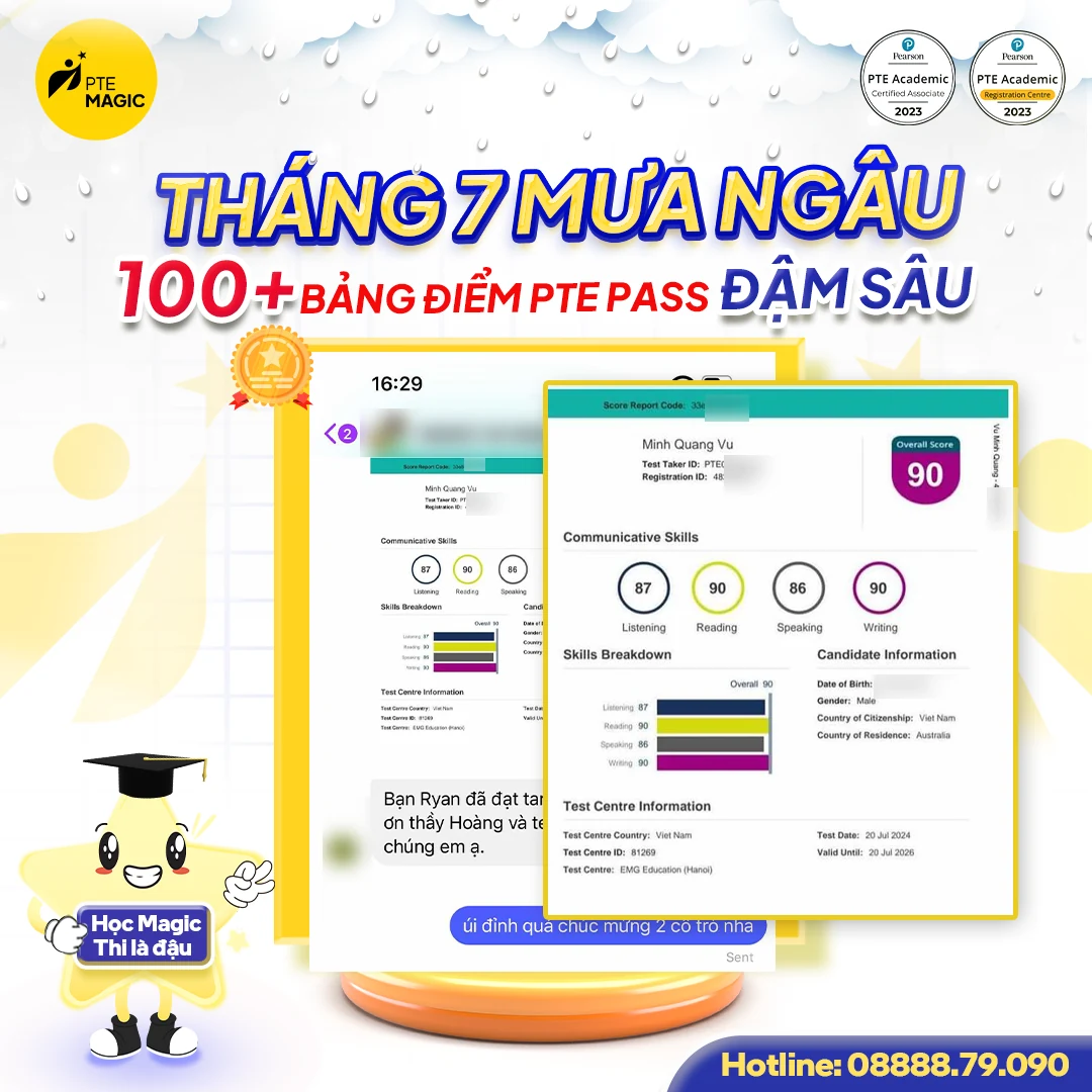 Bứt phá điểm số với khóa học PTE cho người mới bắt đầu tại PTE Magic