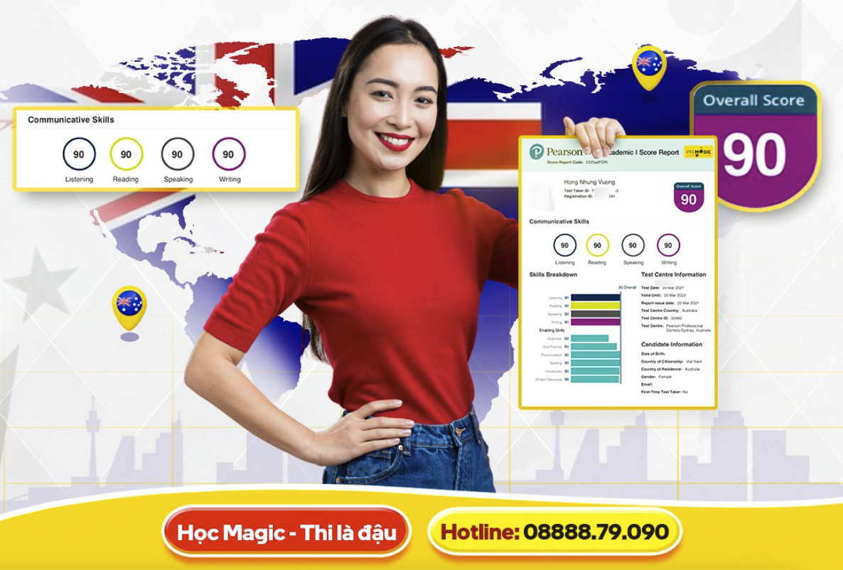 Bứt phá điểm số với khóa học PTE cho người mới bắt đầu tại PTE Magic