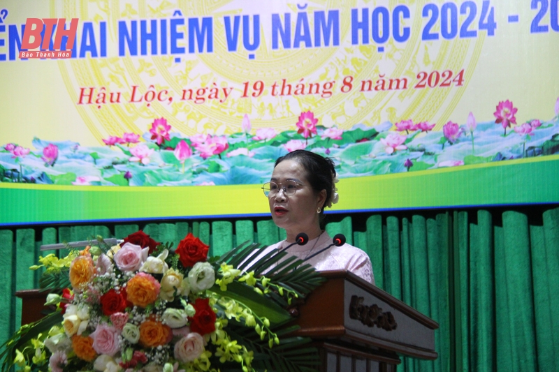 Hậu Lộc: Tổng kết năm học 2023-2024 và triển khai nhiệm vụ năm học mới