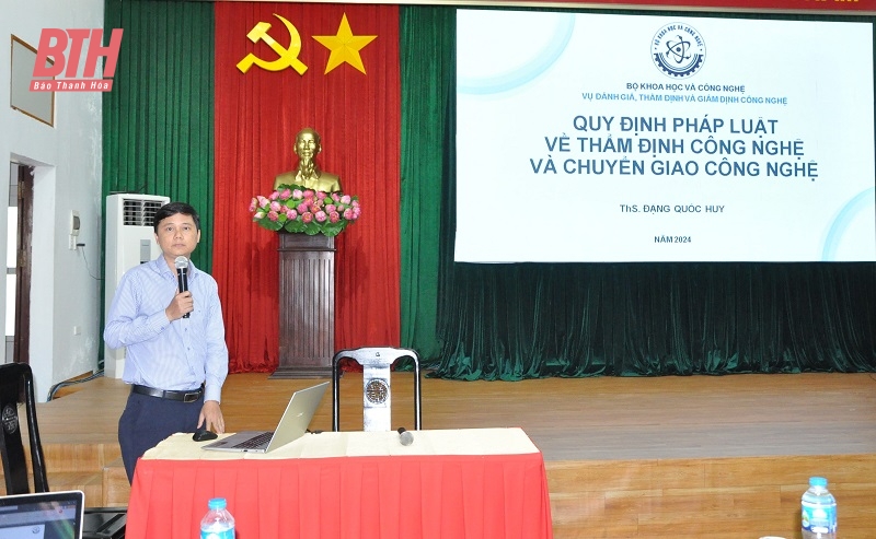 80 học viên được tập huấn hướng dẫn chuyên môn, nghiệp vụ quản lý Nhà nước về công nghệ