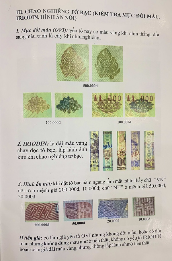 Tiền giả Việt Nam và cách nhận biết