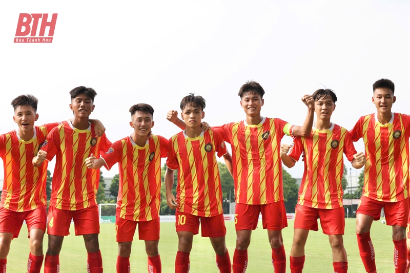 Vòng chung kết Giải U15 quốc gia 2024: U15 Đông Á Thanh Hóa thắng đậm trận ra quân