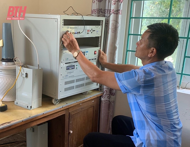 Đẩy mạnh công tác thông tin cơ sở ở thị trấn Cành Nàng