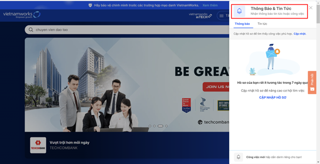 Hướng dẫn cách tìm việc làm nhanh chóng, chất lượng tại Vietnamworks