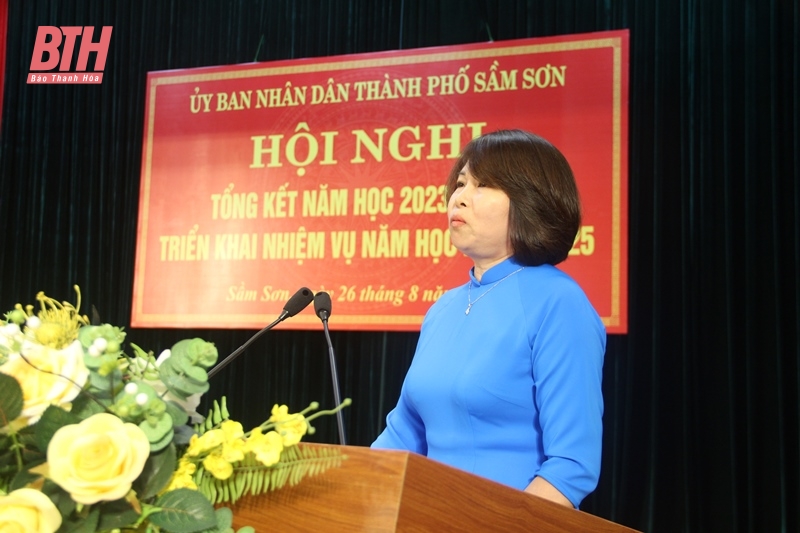 TP Sầm Sơn: Tổng kết năm học 2023-2024, triển khai nhiệm vụ năm học 2024-2025