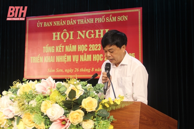 TP Sầm Sơn: Tổng kết năm học 2023-2024, triển khai nhiệm vụ năm học 2024-2025