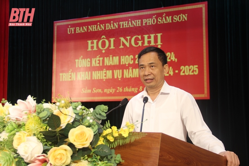 TP Sầm Sơn: Tổng kết năm học 2023-2024, triển khai nhiệm vụ năm học 2024-2025