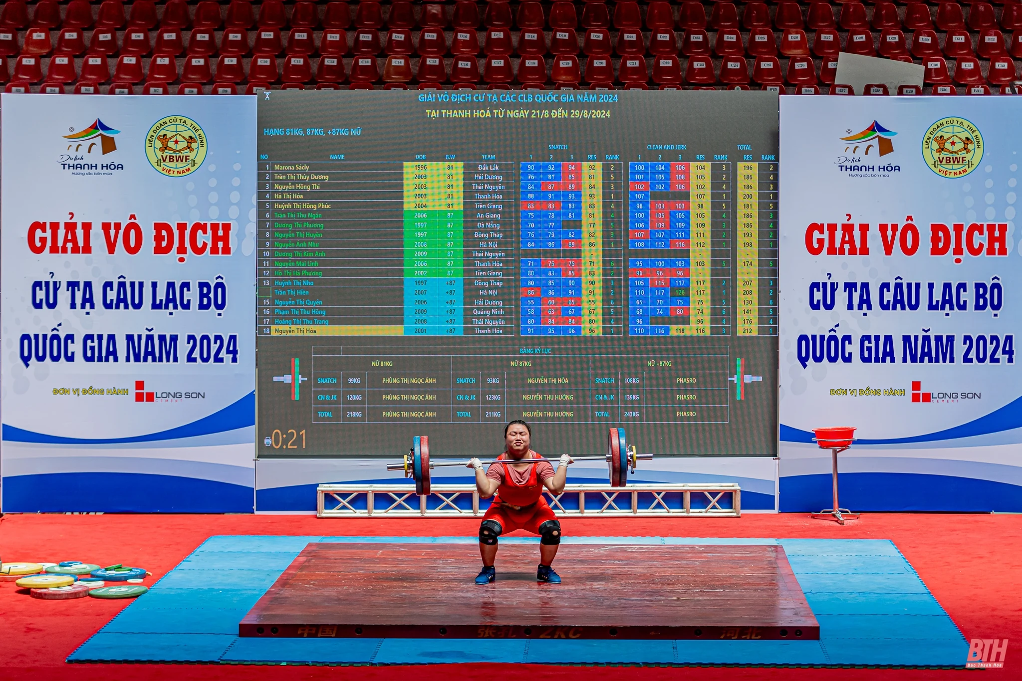 VĐV Thanh Hoá xác lập kỷ lục quốc gia trong ngày thi đấu then chốt của giải Cử tạ CLB Quốc gia 2024