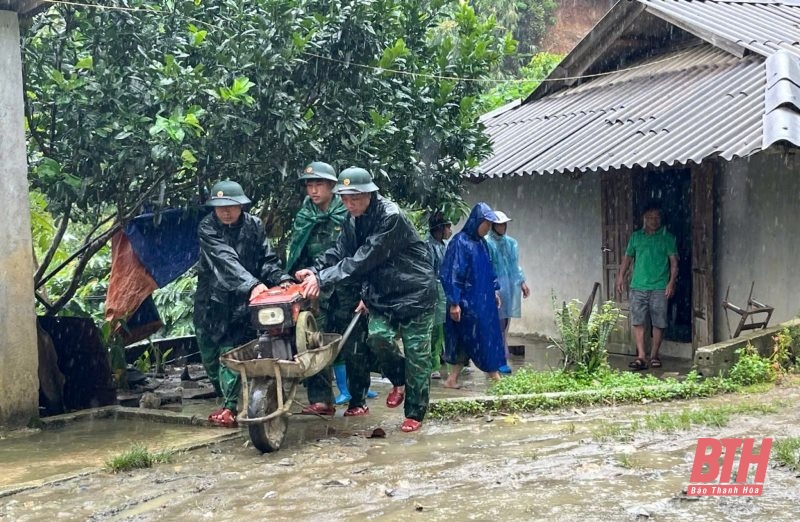 Thanh Hóa: Mưa bão gây thiệt hại về tài sản và sản xuất nông nghiệp