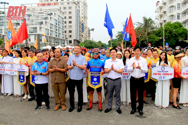 Ngày hội Xe đạp thể thao “Nối vòng tay lớn” TP Sầm Sơn 2024