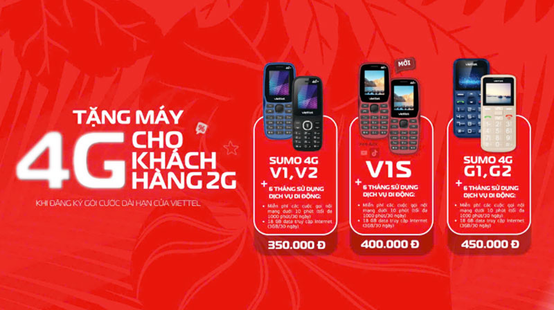 Viettel tặng điện thoại 4G miễn phí cho khách hàng