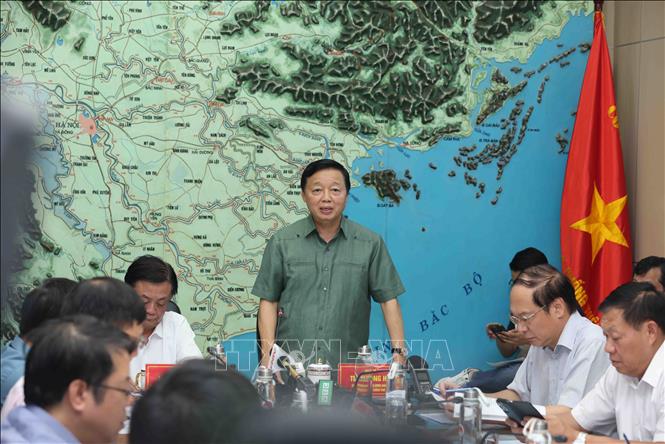 Hội nghị trực tuyến triển khai công tác ứng phó với bão số 3
