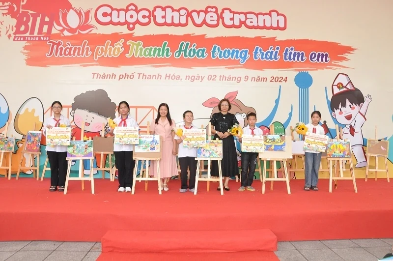 Thi vẽ tranh “Thành phố Thanh Hóa trong trái tim em”