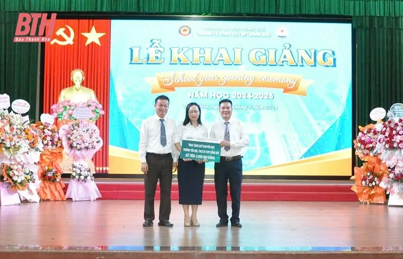 Nhiều trường học trên địa bàn Thanh Hóa khai giảng năm học mới 2024-2025