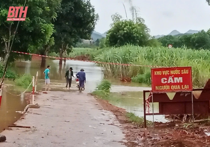 Toàn cảnh mưa lũ tại Thanh Hóa ngày 8/9