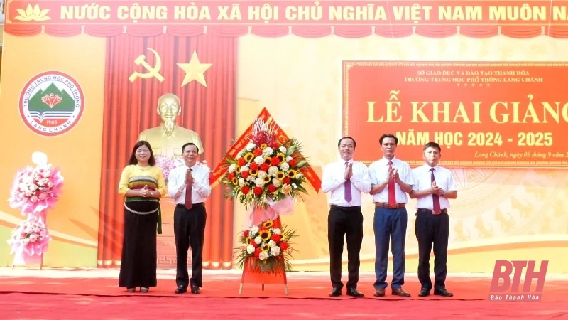 Nhiều trường học trên địa bàn Thanh Hóa khai giảng năm học mới 2024-2025