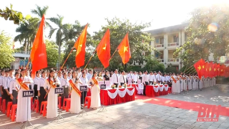 Nhiều trường học trên địa bàn Thanh Hóa khai giảng năm học mới 2024-2025