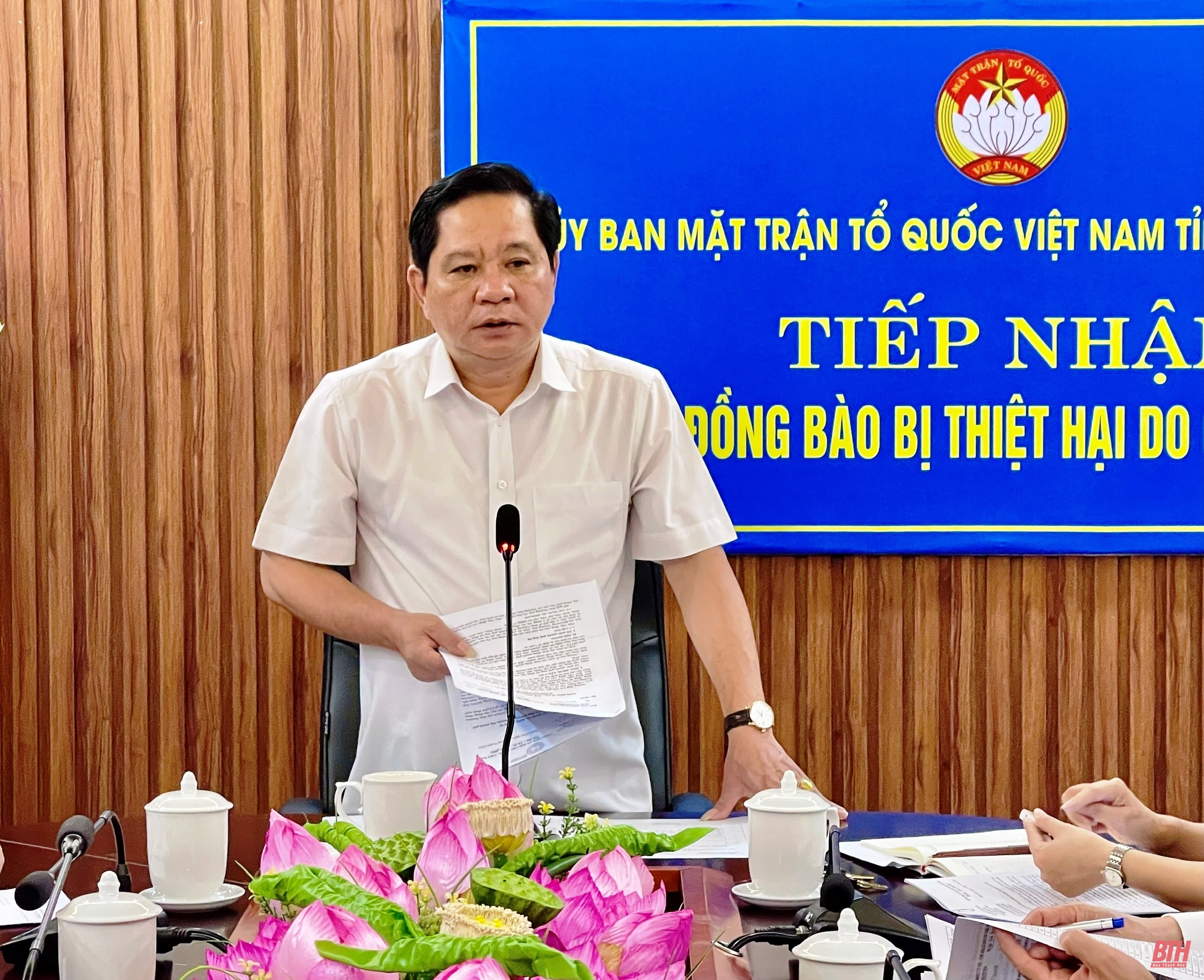 Ban Vận động cứu trợ tỉnh bàn phương án hỗ trợ các tỉnh phía Bắc bị thiệt hại do bão số 3