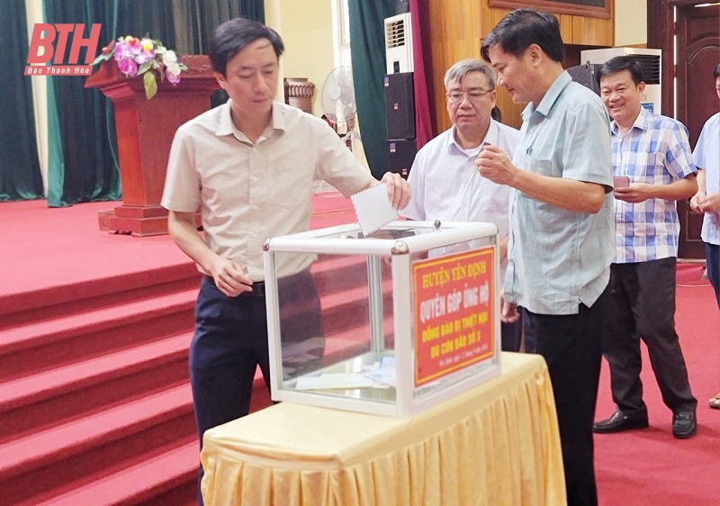 Chung tay quyên góp, ủng hộ đồng bào bị thiệt hại do bão số 3