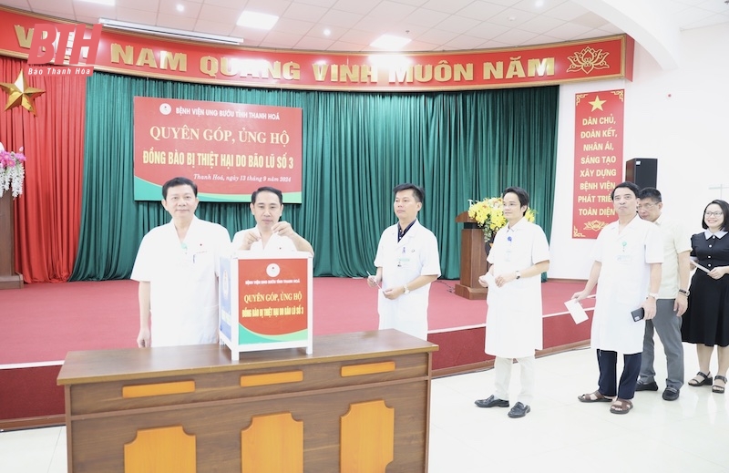 Các địa phương, đơn vị tiếp tục ủng hộ đồng bào khắc phục thiệt hại do bão số 3 gây ra
