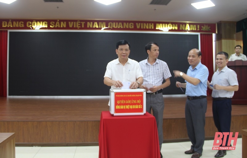 Các địa phương, đơn vị tiếp tục ủng hộ đồng bào khắc phục thiệt hại do bão số 3 gây ra