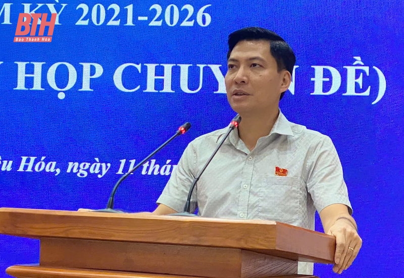 HĐND huyện Thiệu Hoá thông qua 10 nghị quyết về đầu tư công