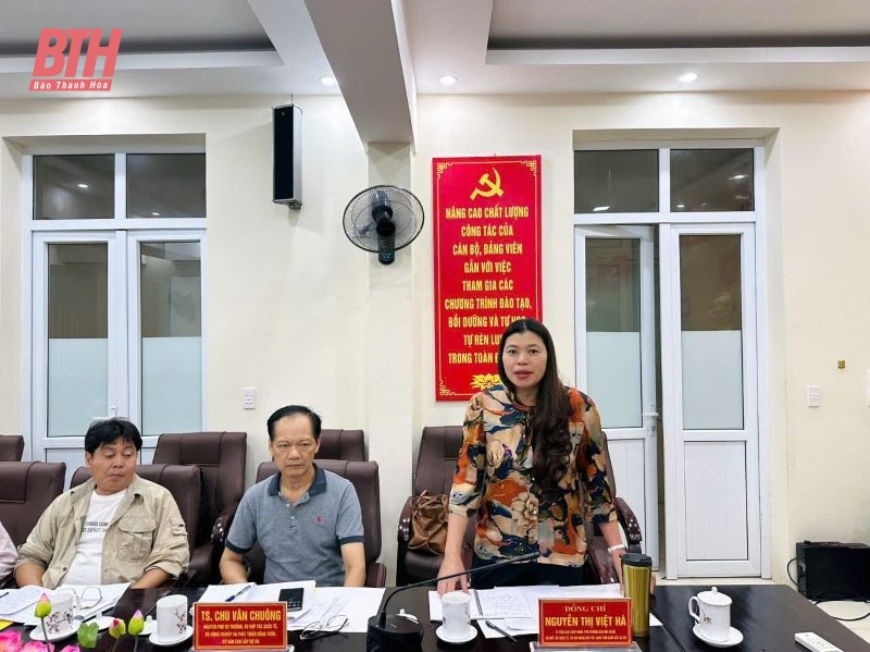 Đoàn đối tác viện trợ Dự án và Ban Quản lý Dự án xử lý rác thải Trung ương Hội Nông dân Việt Nam thăm và làm việc tại Thanh Hóa