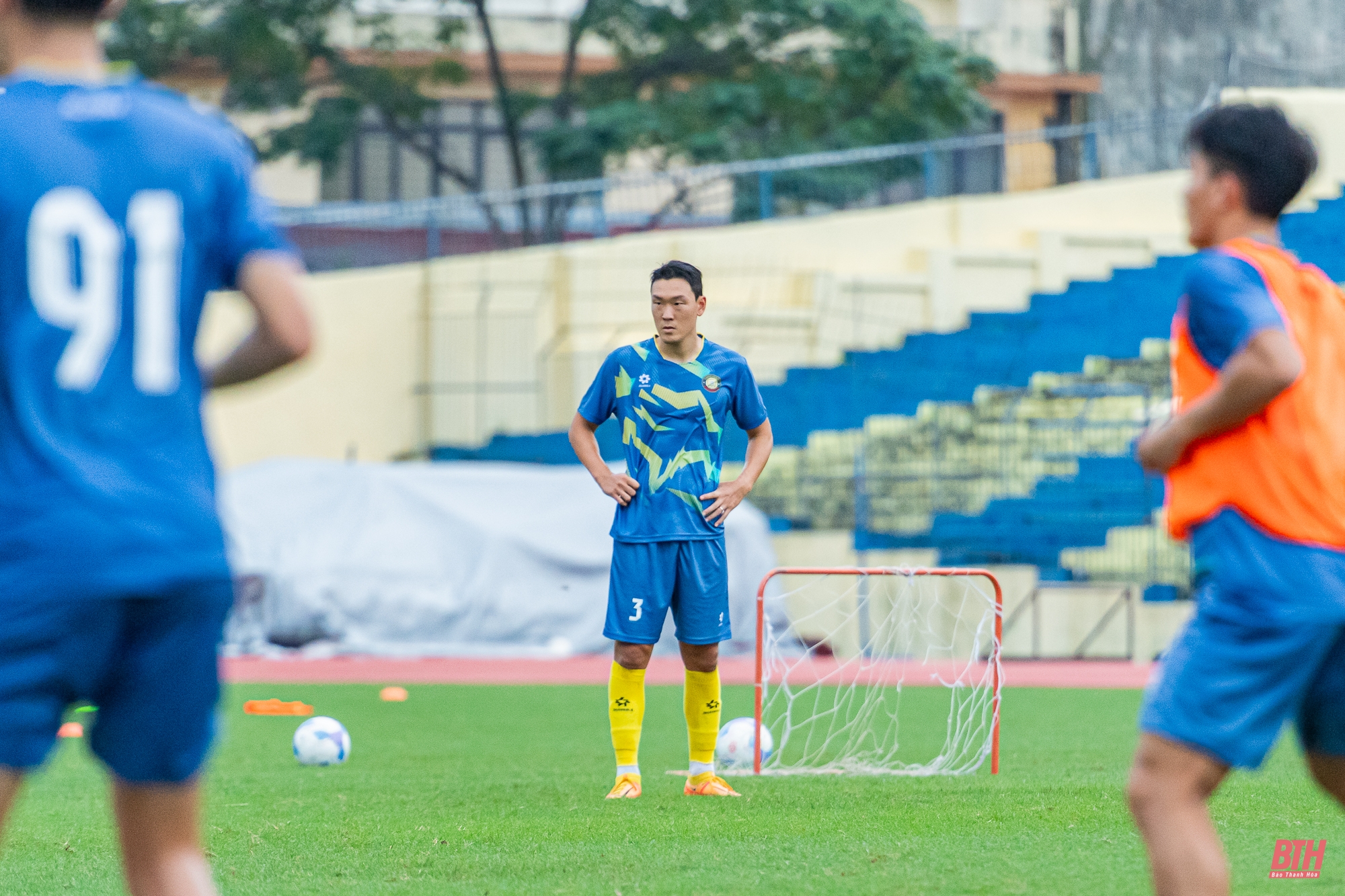 CLB Đông Á Thanh Hoá giữ tinh thần thoải mái trong buổi tập trước thềm V.League 2024/2025 khởi tranh