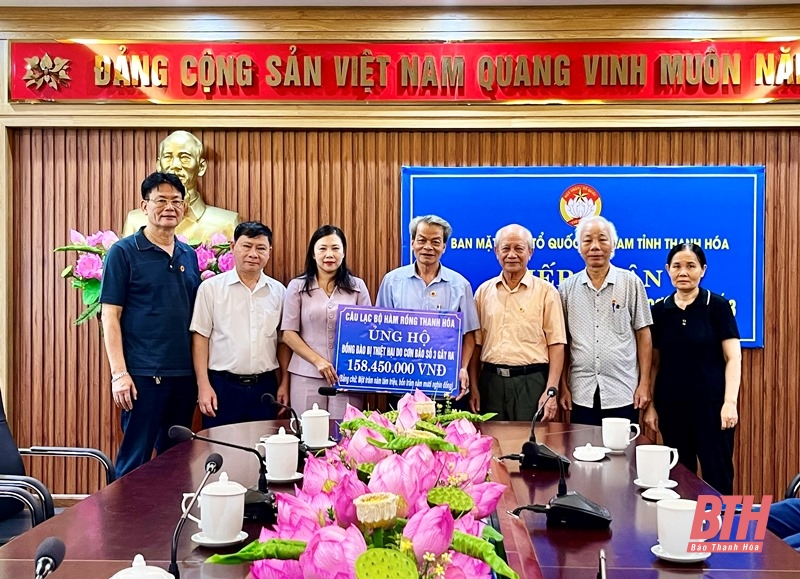 Ủy ban MTTQ tỉnh tiếp nhận ủng hộ đồng bào bị thiệt hại do bão số 3