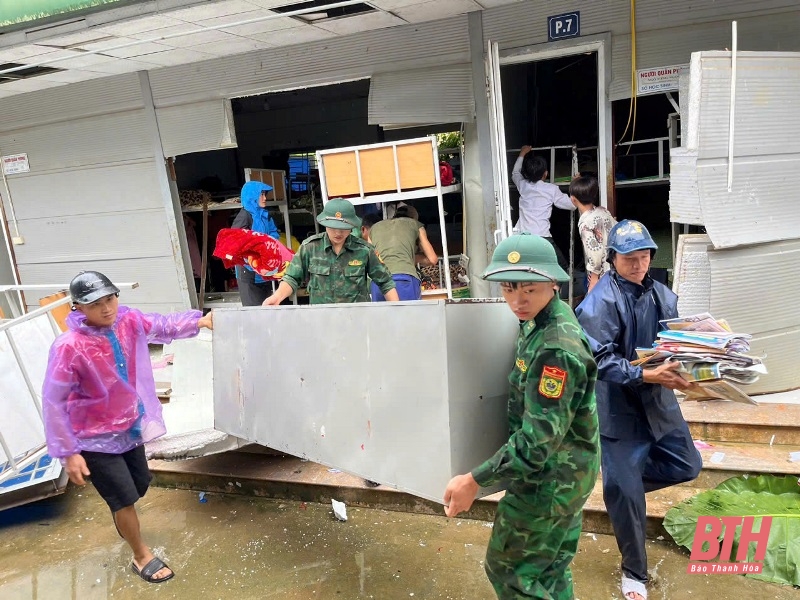 Mưa lớn khiến một số trường học, điểm trường trên địa bàn huyện Mường Lát bị sạt lở