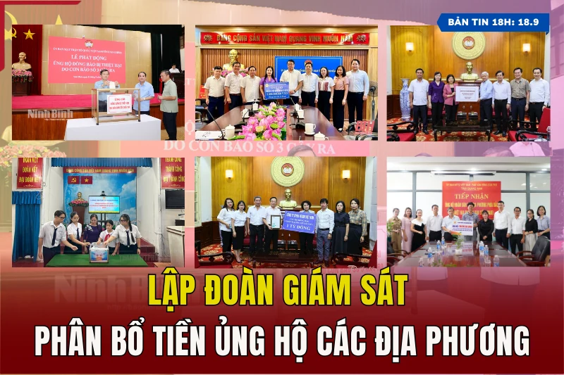[Bản tin 18h] Lập đoàn giám sát phân bổ tiền ủng hộ các địa phương