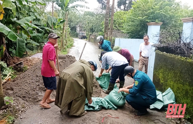 Hà Trung di dời 173 hộ dân đến nơi an toàn