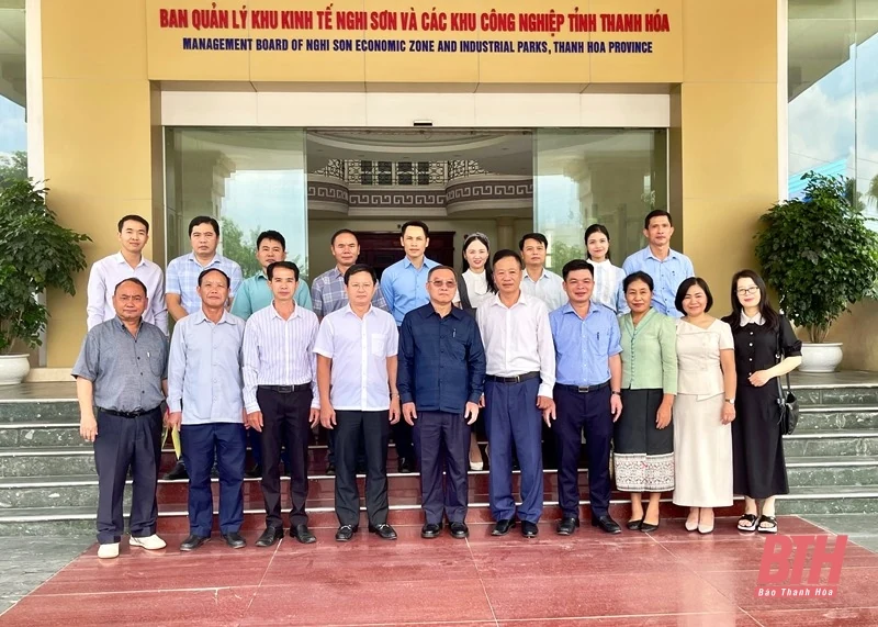 Đoàn công tác của Ủy ban Trung ương Mặt trận Lào xây dựng đất nước trao đổi kinh nghiệm trong lĩnh vực nông nghiệp tại Thanh Hóa