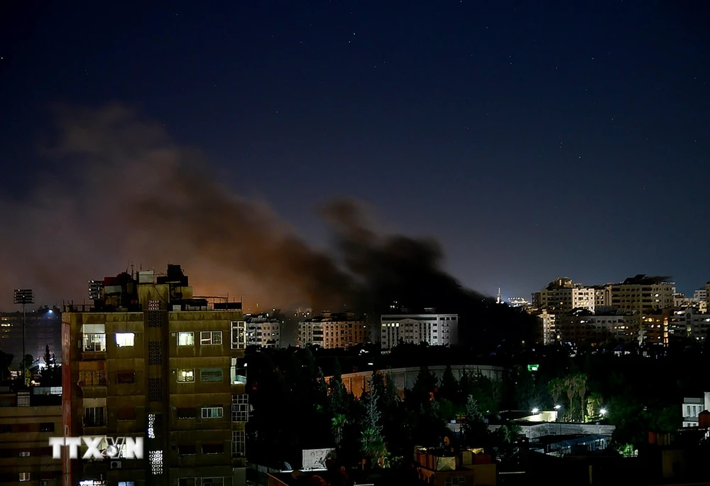 Hệ thống phòng không Syria đánh chặn nhiều mục tiêu nhằm vào Tartous