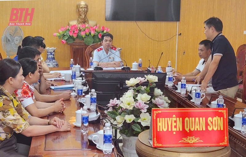 Quan Sơn chú trọng công tác thanh tra, phòng, chống tham nhũng, tiêu cực