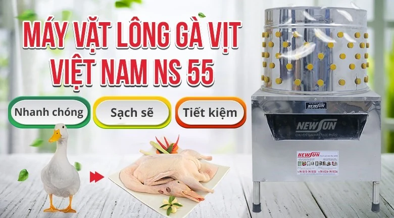 Máy làm sạch lông gia cầm, động vật, hiệu quả và tiết kiệm nhất