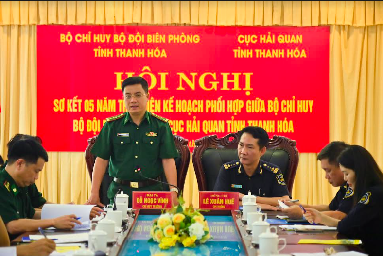 Sơ kết 5 năm triển khai Kế hoạch phối hợp hoạt động giữa Bộ Chỉ huy BĐBP và Cục Hải quan tỉnh Thanh Hóa