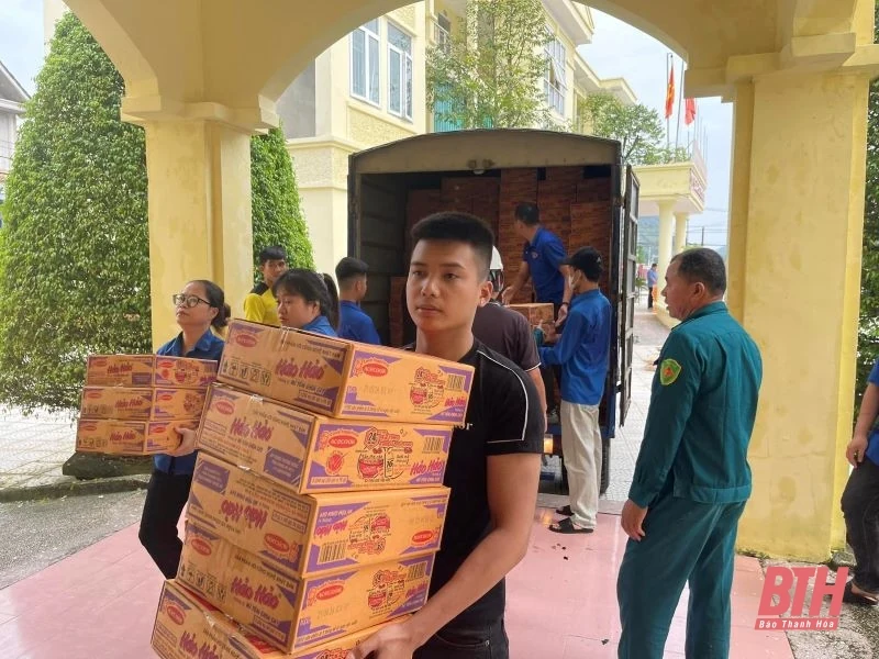 Tuổi trẻ Thanh Hóa chung sức vì người dân vùng lũ