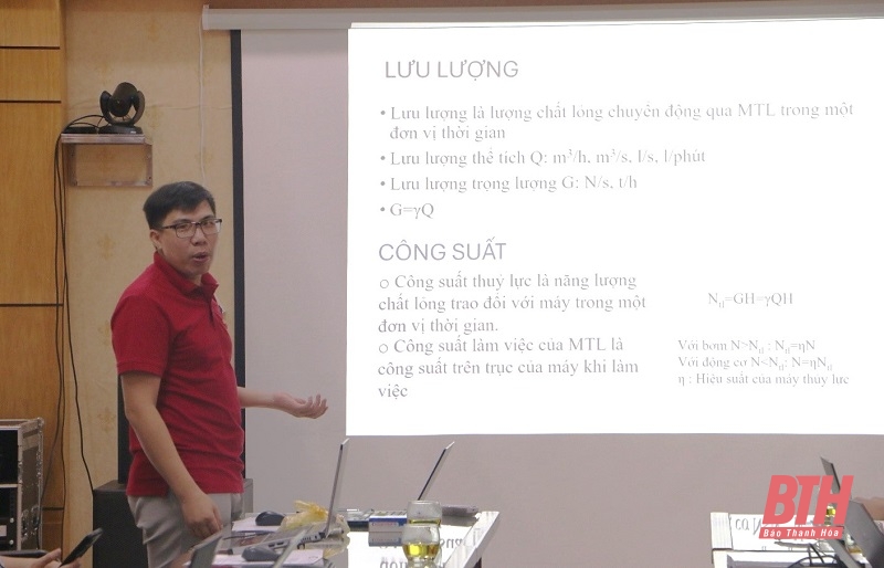 Đào tạo chuyên đề “Hệ thống điều khiển thủy lực trong nhà máy thủy điện” cho cán bộ vận hành Nhà máy Thuỷ điện Trung Sơn (TSHPCo)