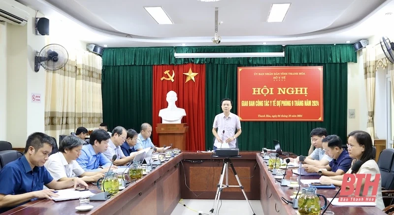Hội nghị giao ban công tác y tế dự phòng 9 tháng năm 2024