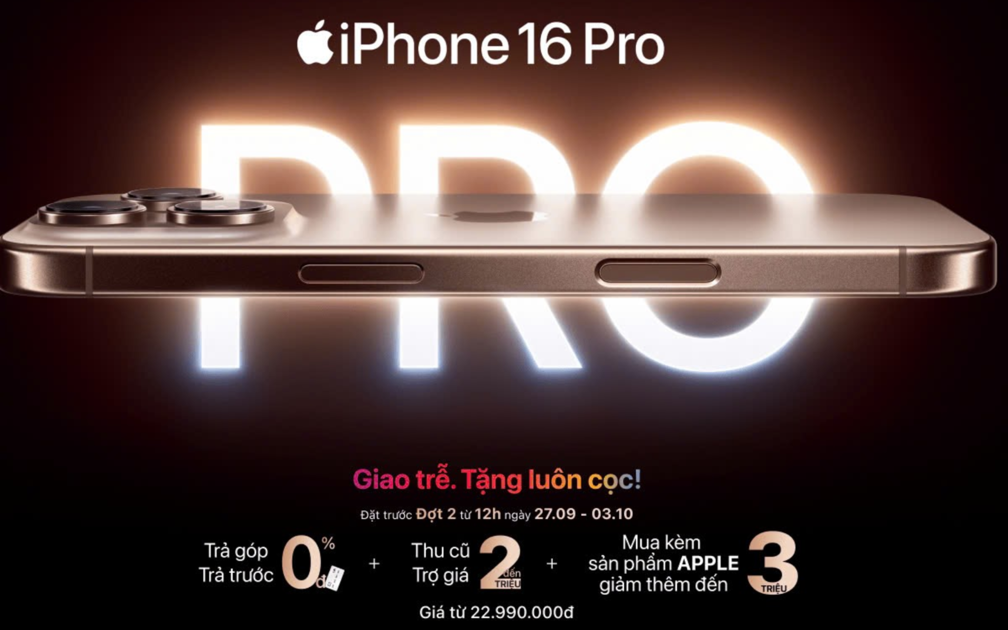 Đón đầu công nghệ iPhone 16 series - Săn ưu đãi cực hấp dẫn tại Thế Giới Di Động