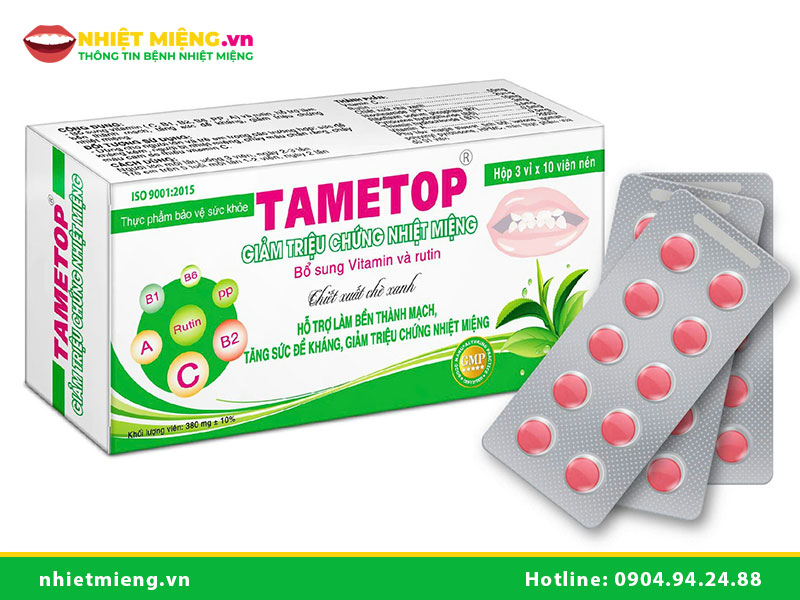 Tametop hướng dẫn cách trị nhiệt miệng nhanh chóng và an toàn