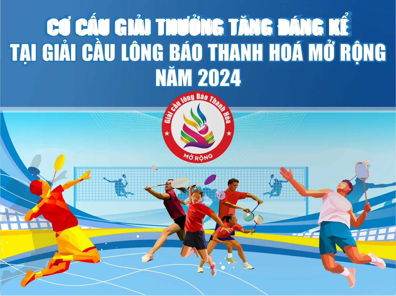 [Infographics] - Cơ cấu giải thưởng tăng đáng kể tại giải Cầu lông Báo link vào m88 mới nhất mở rộng năm 2024