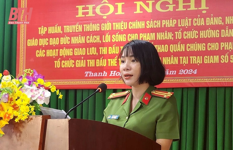 Tập huấn hoạt động văn dang nhap m88 - thể thao tại Trại giam số 5
